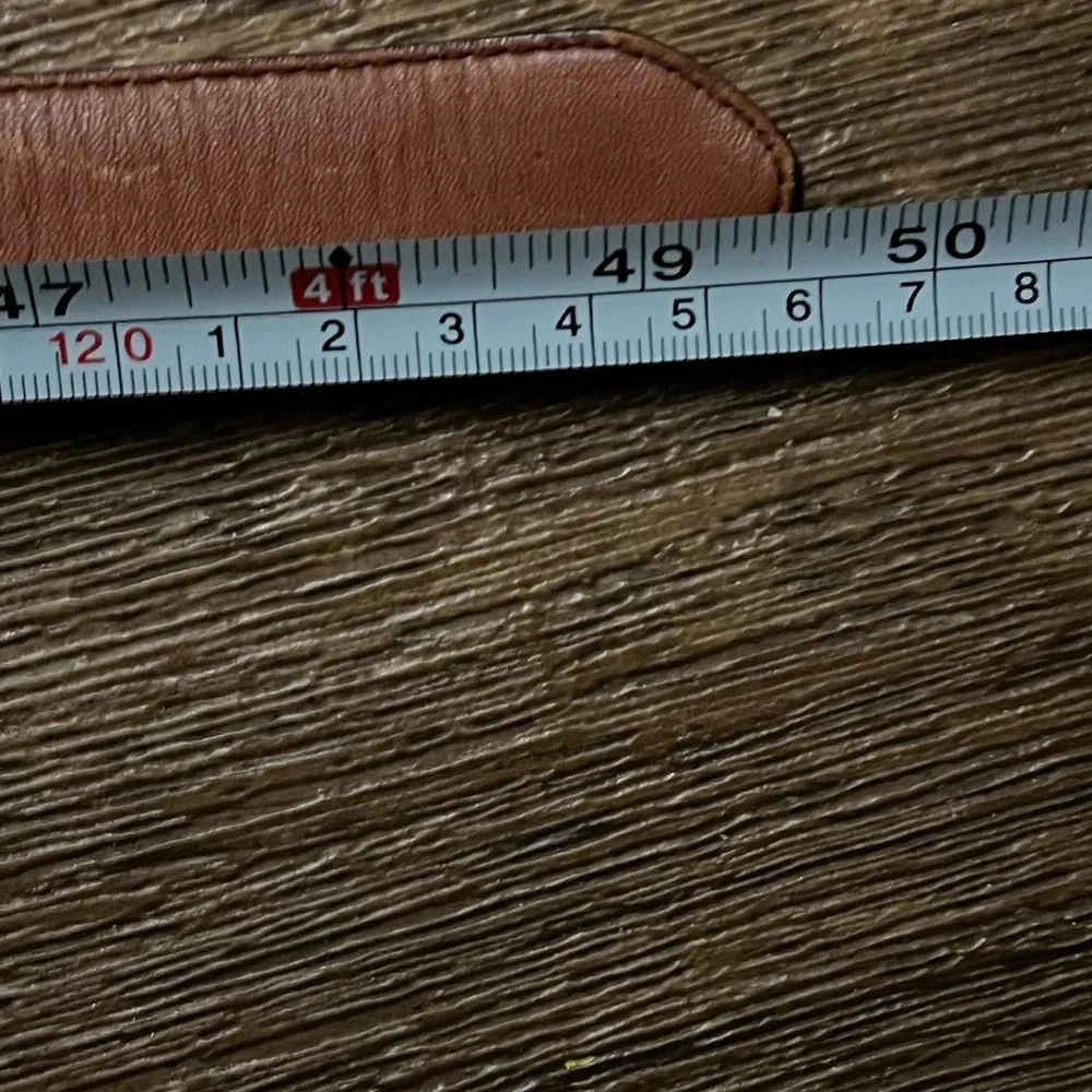 NWT Polo Ralph Lauren Brown Leather Belt, Size 49